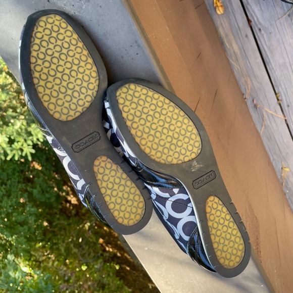 Coach Black and Silver Sneakers - Kellee Size 8 - Picture 5 of 5